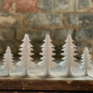 Wooden Christmas tree set