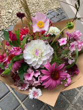 Load image into Gallery viewer, 31/07/20 Mixed local  summer flower  Bouquet 100%  locally grown blooms